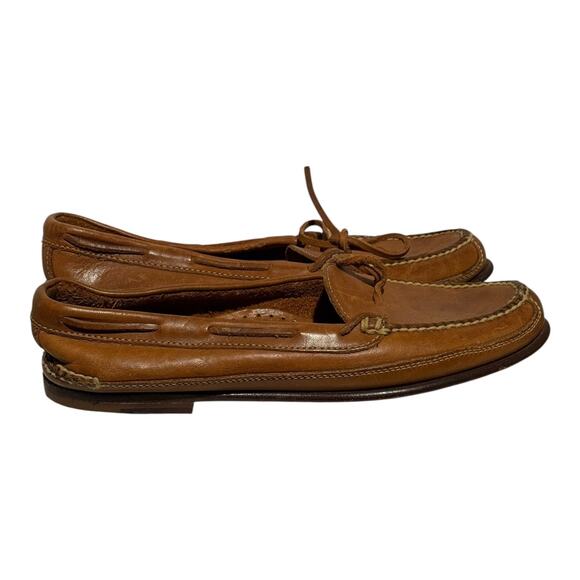 Cole Haan Country Men's 10M Brown Leather Moc Toe Loafers Slip On Drivers - Picture 1 of 8